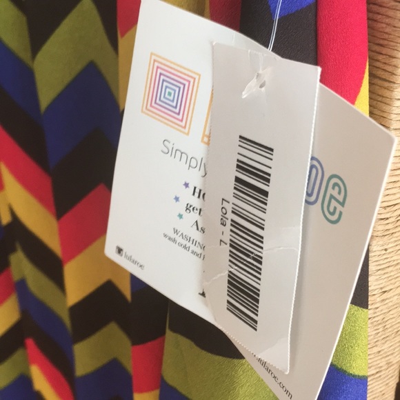 LuLaRoe multi colored Aztec print skirt (Lola) - Picture 2 of 6